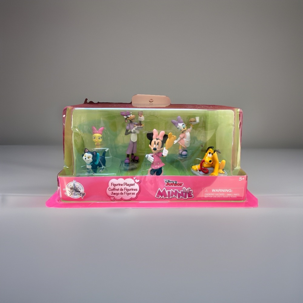 Disney Minnie Mouse Action Figure 6 Pieces Brand New